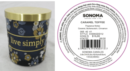 SONOMA Goods For Life branded three-wick candles - Image 19