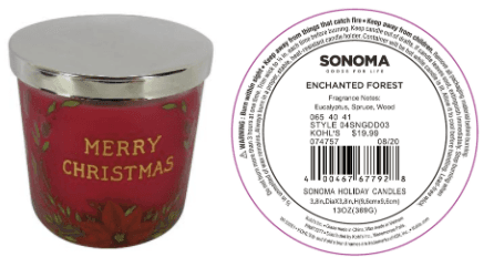SONOMA Goods For Life branded three-wick candles - Image 23