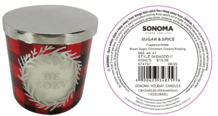 SONOMA Goods For Life branded three-wick candles - Image 25