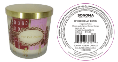 SONOMA Goods For Life branded three-wick candles - Image 29