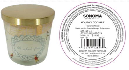 SONOMA Goods For Life branded three-wick candles - Image 30