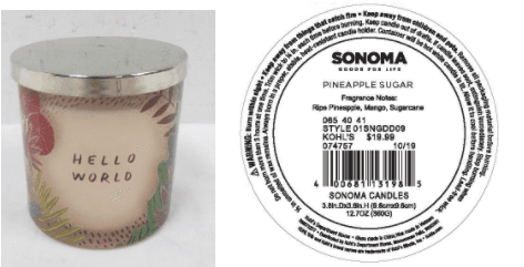 SONOMA Goods For Life branded three-wick candles - Image 6