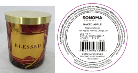 SONOMA Goods For Life branded three-wick candles - Image 10