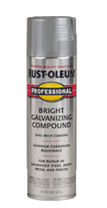 Rust-Oleum Professional Bright Galvanizing Compound Spray - Image 1