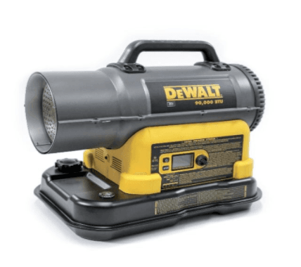 DeWALT® cordless kerosene forced-air heaters - Image 1