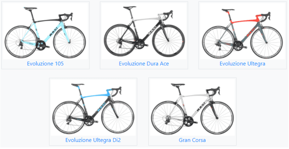Model Year 2017-2020 Masi Evoluzione and Gran Corsa bicycles - Image 2