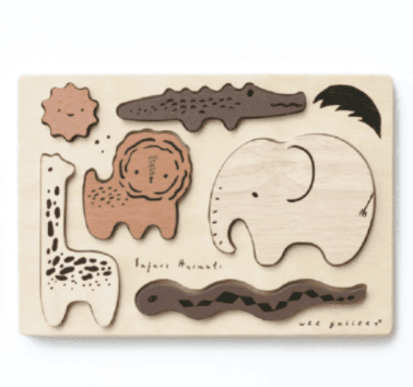 Ocean and Safari animal wooden tray puzzles - Image 2