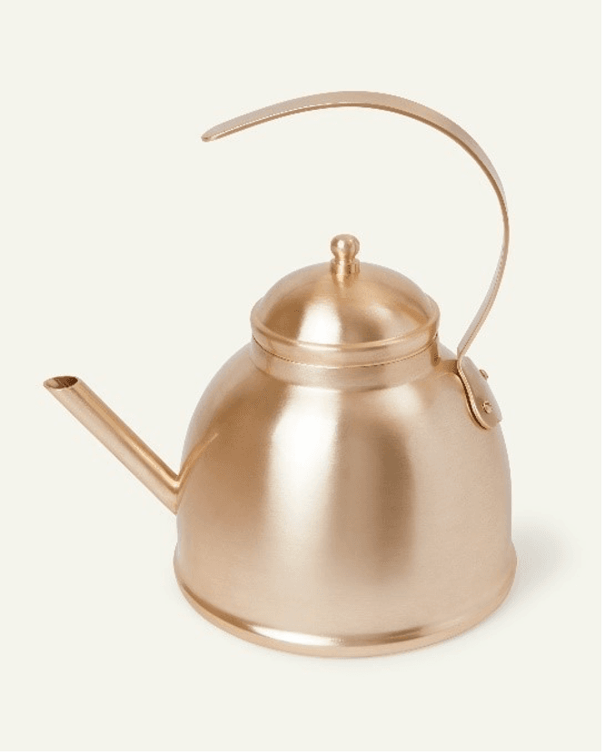 Brushed Gold Tea Kettles - Image 1