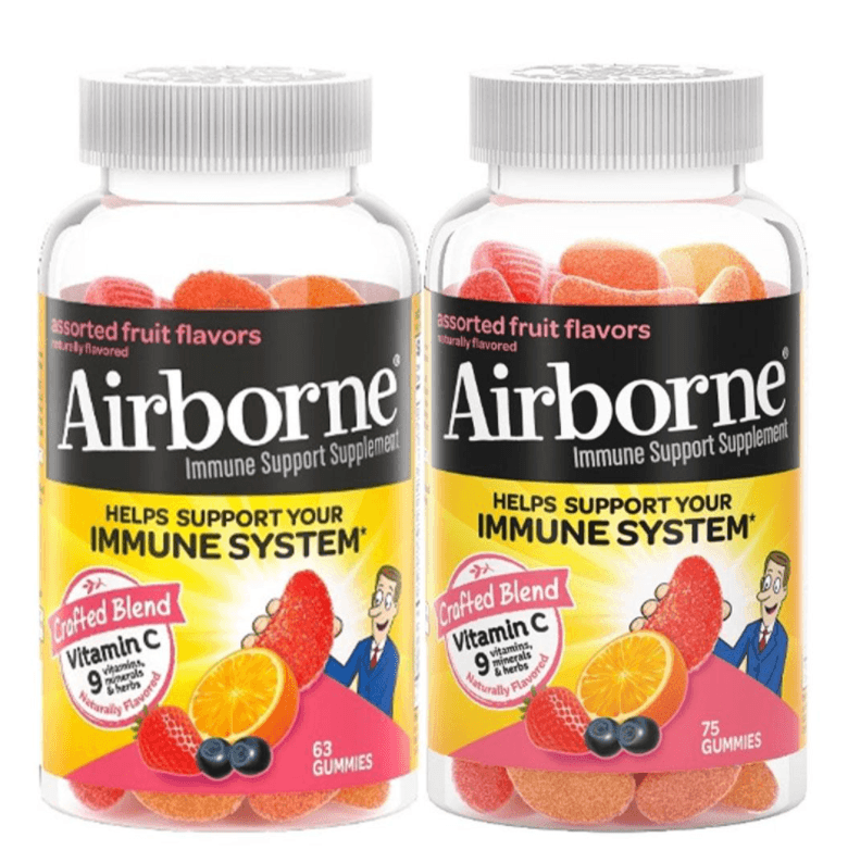 Airborne Gummies (63 and 75 count bottles) - Image 1