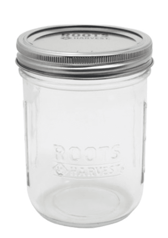Roots & Harvest Wide Mouth Pint Canning Jars - Image 1