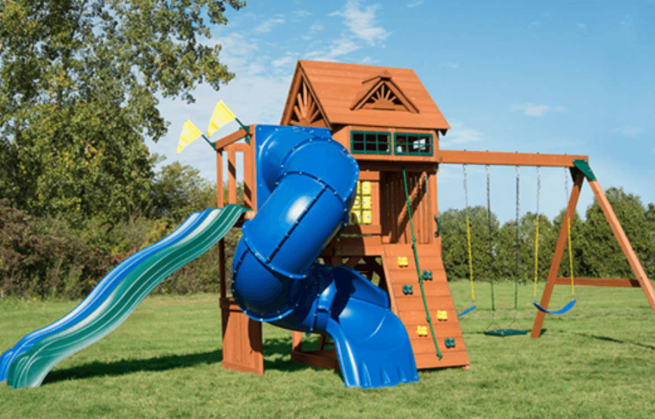 Turbo Racer, Cloud Racer, Captain's Fort and Fort Highlander Outdoor Playsets - Image 2