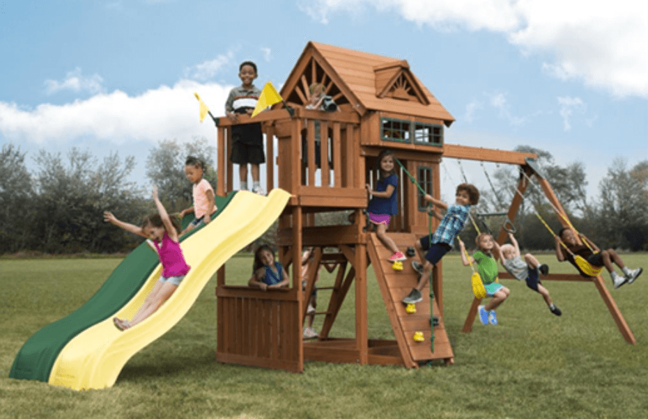 Turbo Racer, Cloud Racer, Captain's Fort and Fort Highlander Outdoor Playsets - Image 3