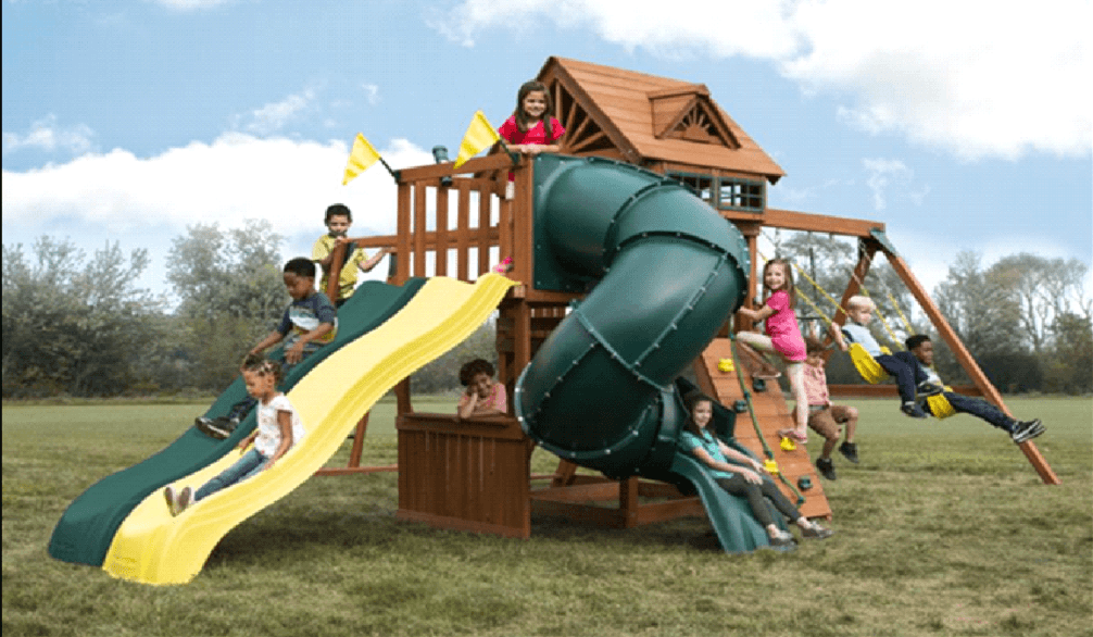 Turbo Racer, Cloud Racer, Captain's Fort and Fort Highlander Outdoor Playsets - Image 4