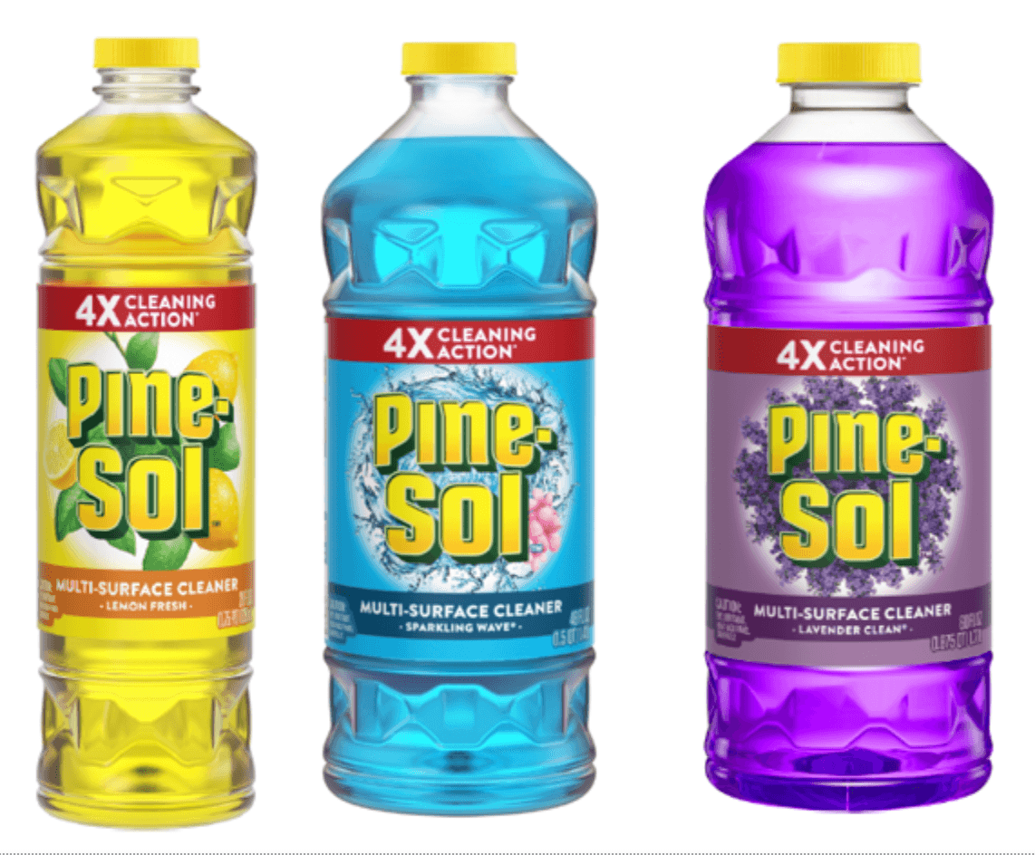 Pine-Sol® Scented Multi-Surface Cleaners in Lavender Clean®, Sparkling Wave®, and Lemon Fresh scents, CloroxPro® Pine-Sol® All Purpose Cleaners, in Lavender Clean®, Sparkling Wave®, Lemon Fresh, and O - Image 1
