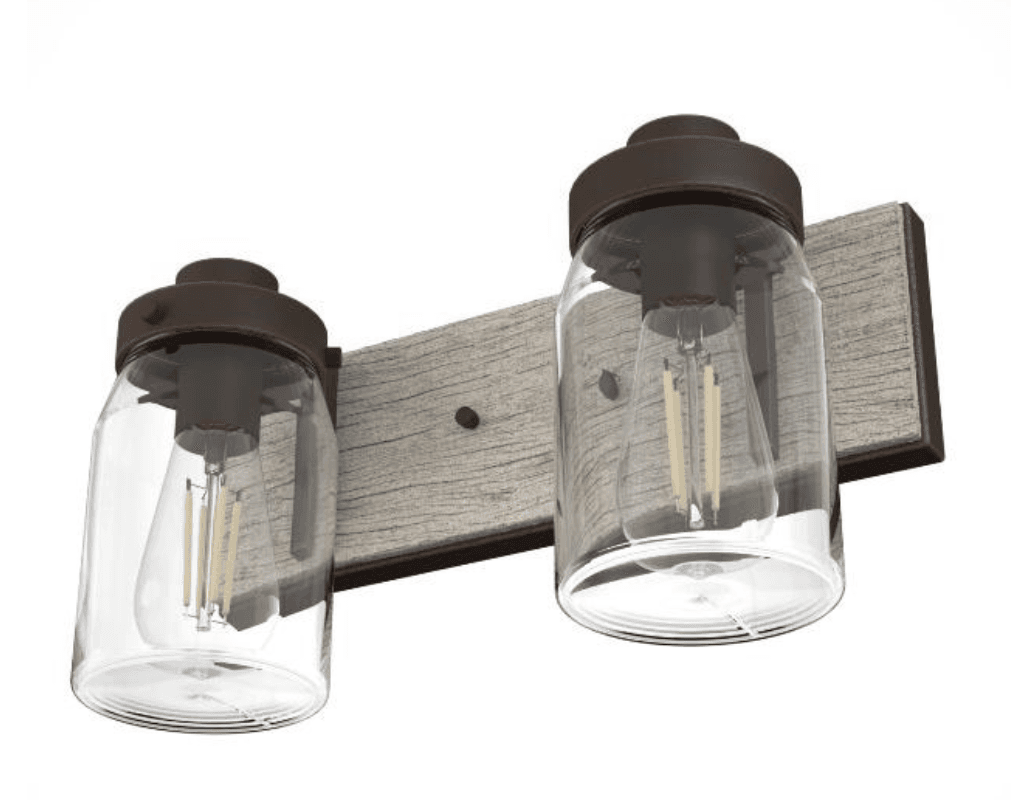Hunter branded Devon Park, Astwood, Highland Hill, Kerrison and Van Nuys light fixtures - Image 2
