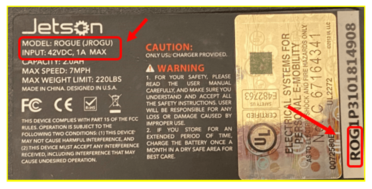 42-volt Jetson Rogue self-balancing scooters/hoverboards - Image 3