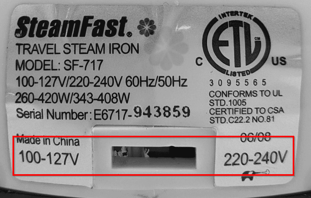 Steamfast Home & Away Travel Steam Irons and Brookstone Steam Bug Travel Steam Irons - Image 7