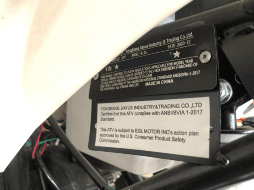 EGL Motor ACE-branded Youth All-Terrain Vehicles (ATVs) - Image 4