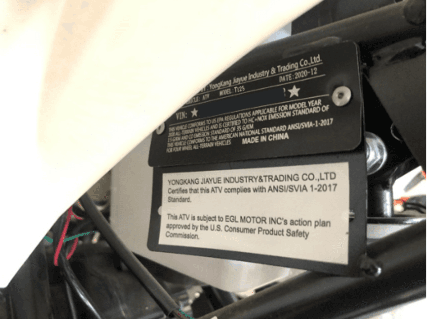 EGL Motor ACE-branded Youth All-Terrain Vehicles (ATVs) - Image 5