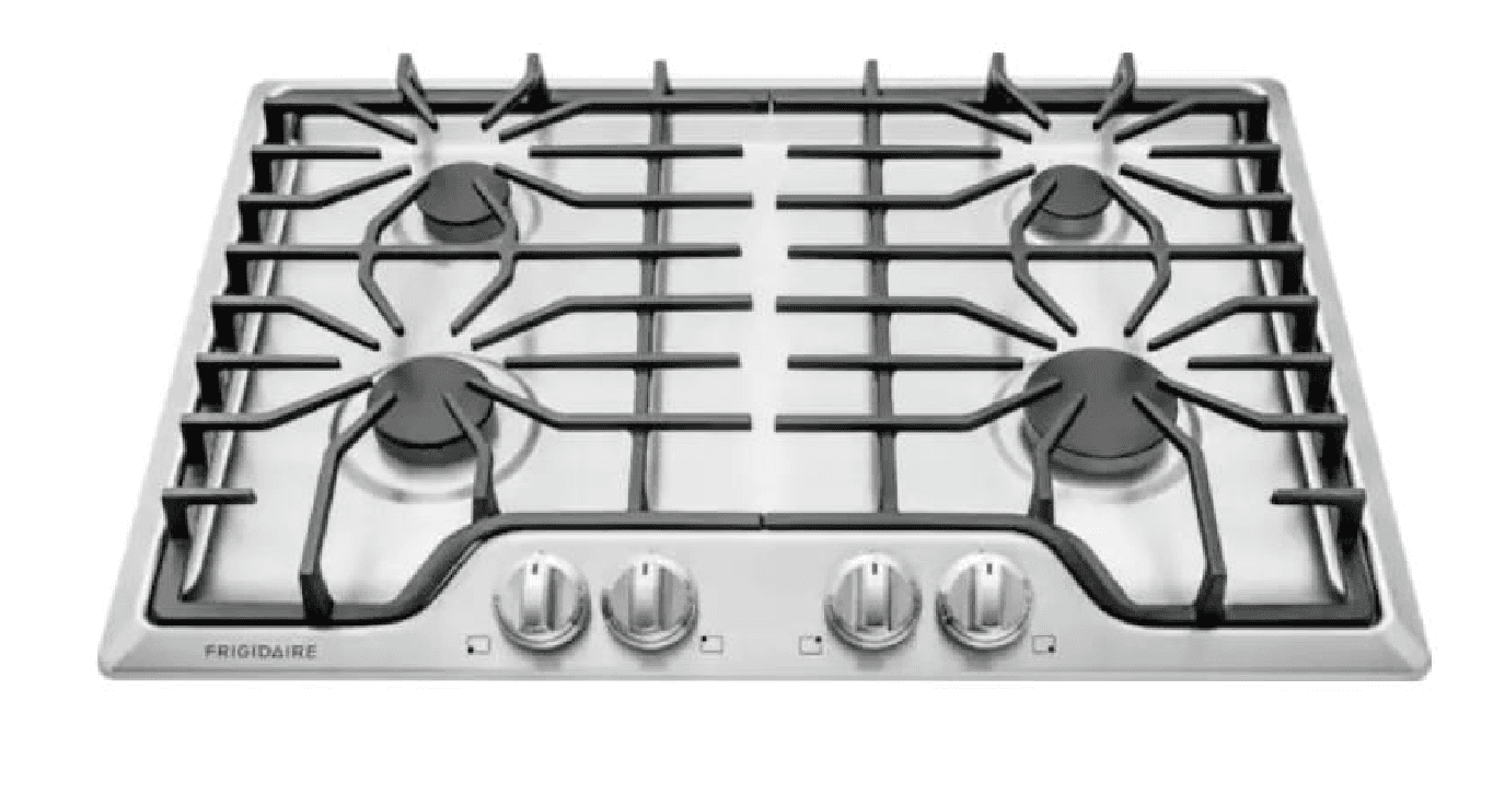 Frigidaire Stainless-Steel 30-inch 4 Burner and 36-inch 5 Burner Gas Cooktops - Image 1