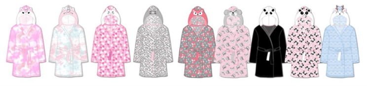 Rene Rofe Girl Children's Blanket Sleepers and Hooded Robes - Image 2