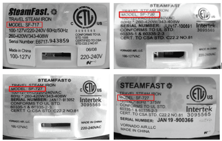Steamfast Home & Away Travel Steam Irons - Image 3