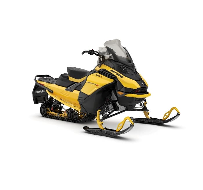 Ski-Doo® MXZ and Renegade Snowmobiles equipped with Pilot X Skis - Image 2