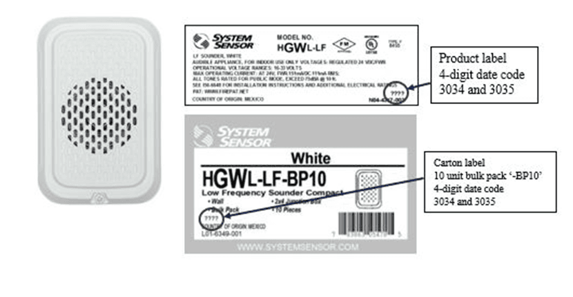 System Sensor L-series low frequency Sounders and Strobes for residential apartments and commercial buildings - Image 4
