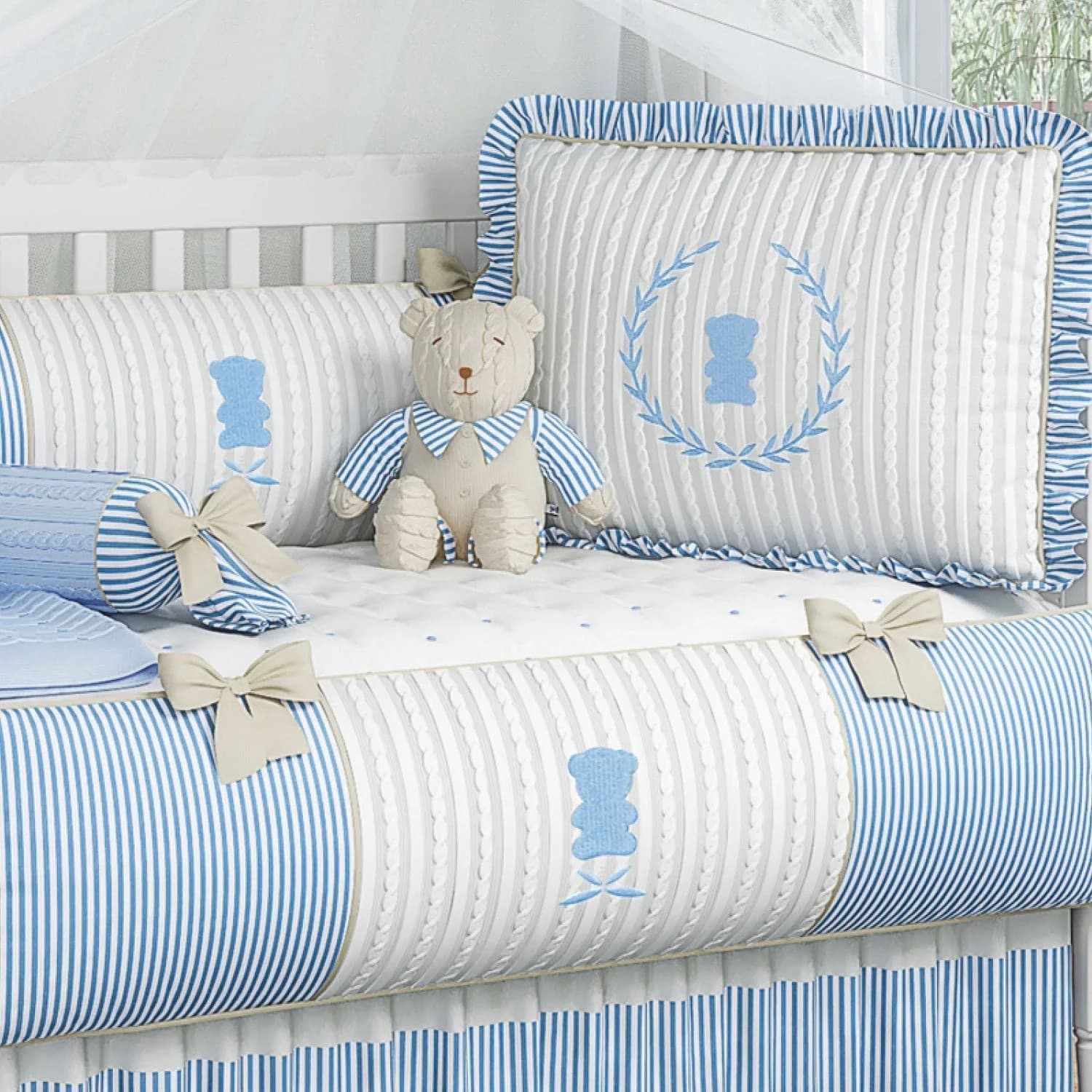 Grão de Gente Crib Bumper Bedding Sets - Image 21