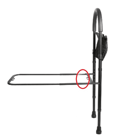 Medline Bed Assist Bar adult bed rails - Image 2