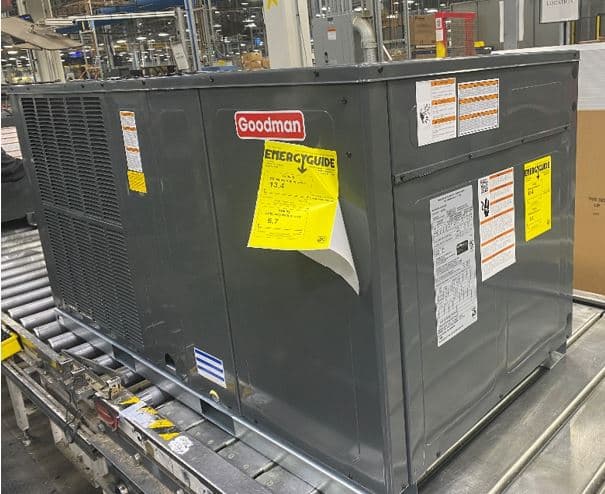 Amana, Daikin, and Goodman branded air conditioning and heat pump packaged units - Image 1