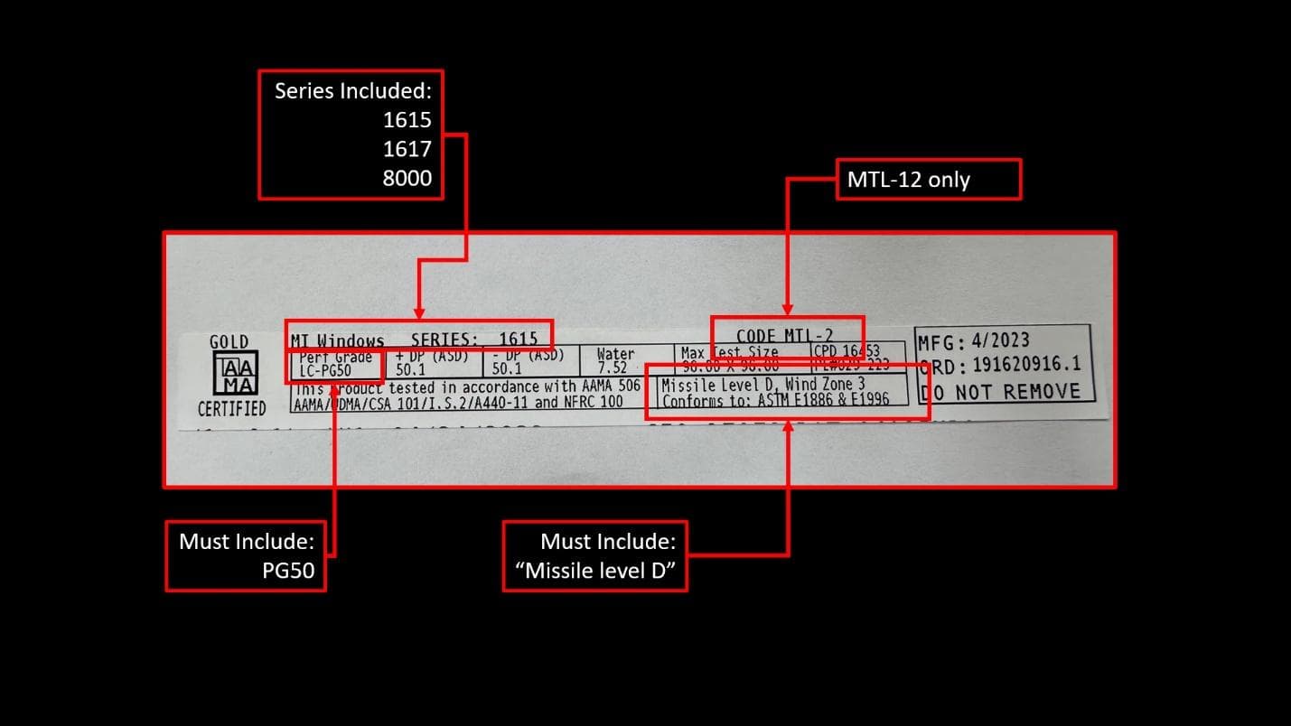 MI 1615 and 1617 Sliding Glass Doors; Window World 4000 Series and 8000 Series Sliding Glass Doors - Image 2