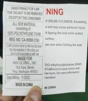 AMX Global Portable Folding Stadium Seats - Image 7