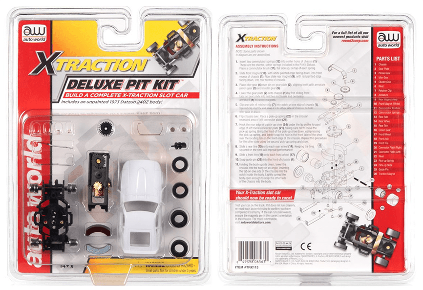 Auto World Unassembled Deluxe Pit Kit Slot Cars - Image 1