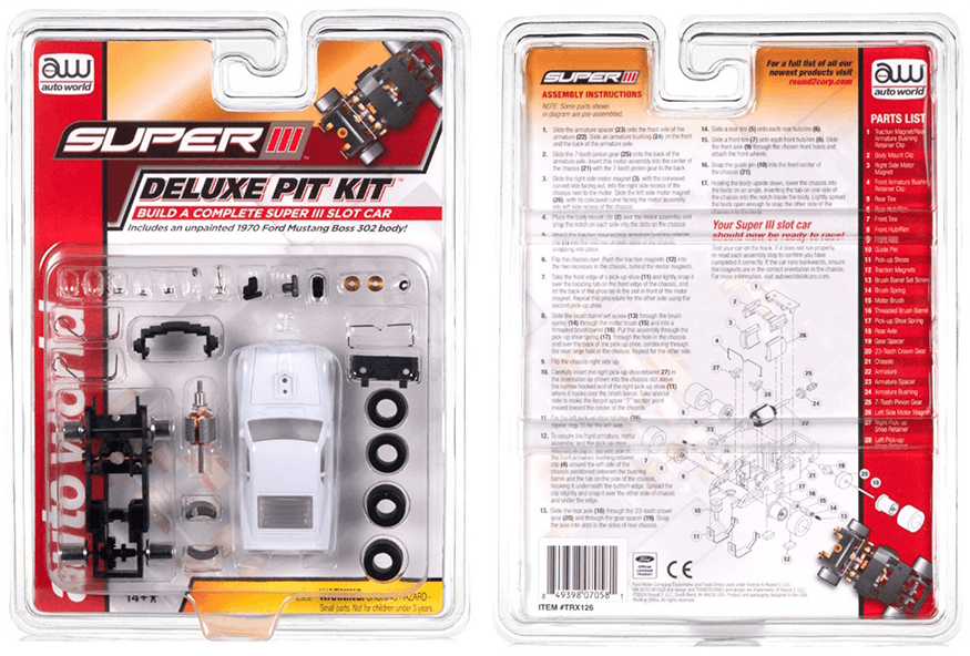 Auto World Unassembled Deluxe Pit Kit Slot Cars - Image 11