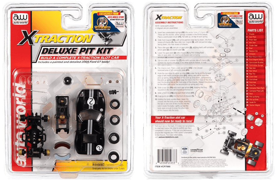 Auto World Unassembled Deluxe Pit Kit Slot Cars - Image 15
