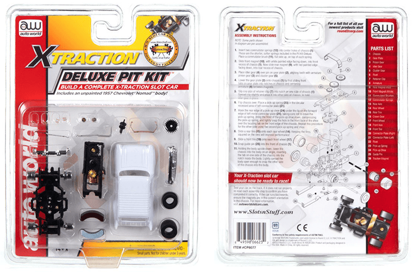 Auto World Unassembled Deluxe Pit Kit Slot Cars - Image 17