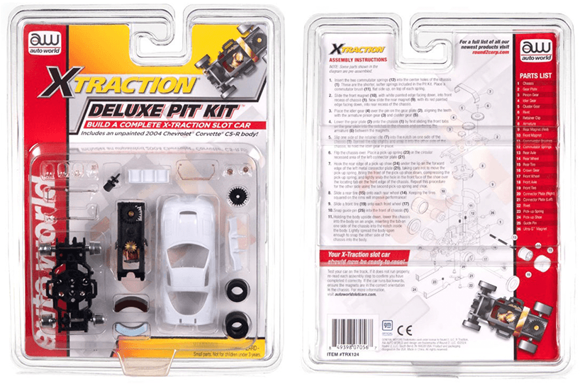Auto World Unassembled Deluxe Pit Kit Slot Cars - Image 9