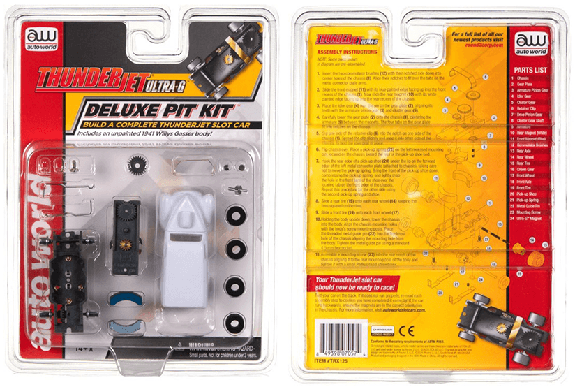 Auto World Unassembled Deluxe Pit Kit Slot Cars - Image 10