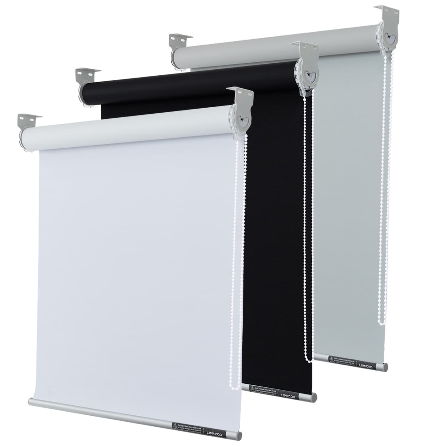 LINKCOO Blackout Roller Window Shades - Image 1