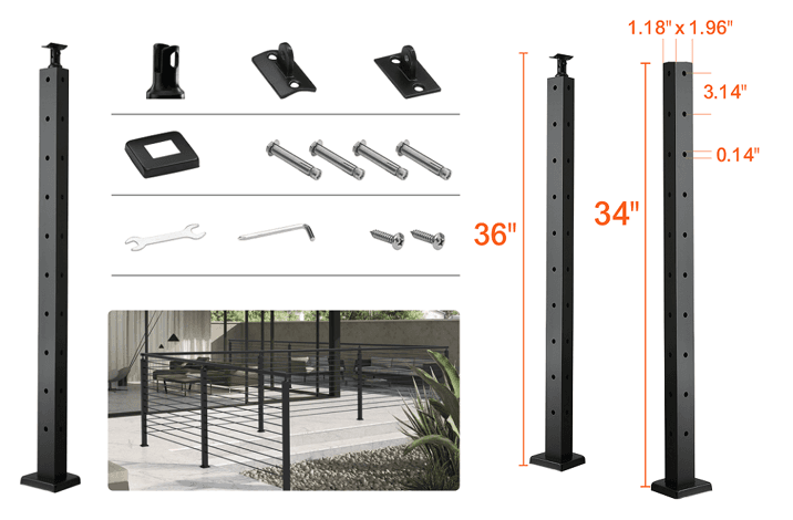 Stainless steel cable railing kits - Image 1