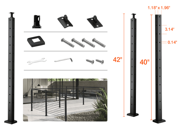 Stainless steel cable railing kits - Image 2