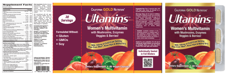 California Gold Nutrition Iron Supplements: Daily Prenatal Multi, Ultamins Women's Multivitamin, and Ultamins Women's 50+ Multivitamin - Image 4