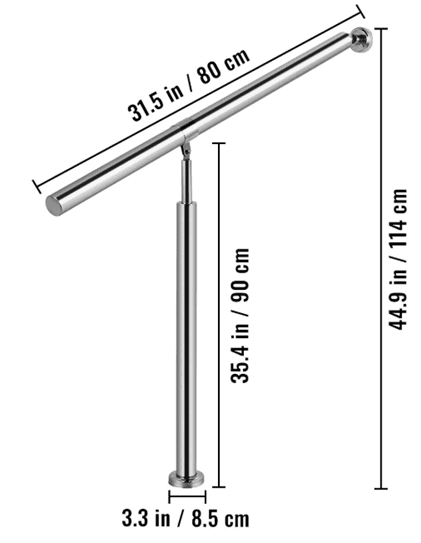 Vevor Single Post Handrails - Image 4