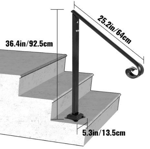 Vevor Single Post Handrails - Image 6
