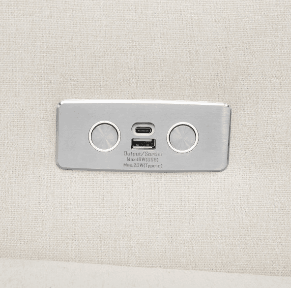 Babyletto Kiwi Electronic Recliner and Swivel Gliders with USB port - Image 2