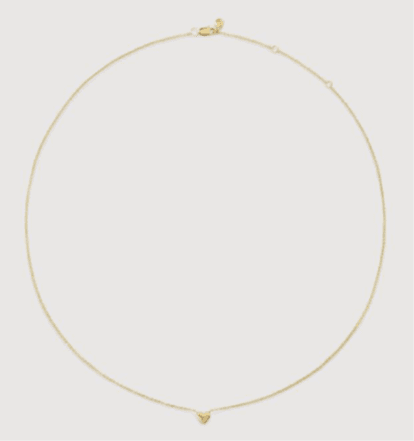 Monica Vinader 14k Yellow Gold Mini Heart Jewelry - Image 3