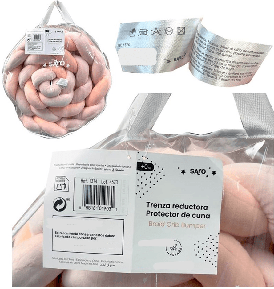 SARO Braided Crib Bumpers - Image 2