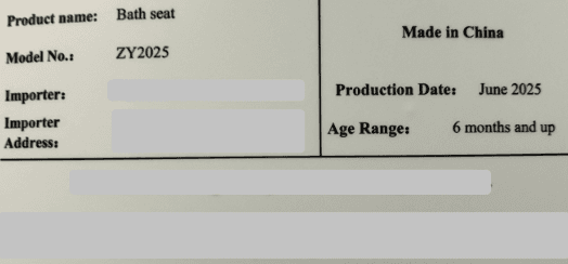 NFSVLB Baby Bath Seats (blue) - Image 2