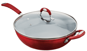 Kitchen & Table 5.5 qt. Sauté Pan with glass lid - Image 1